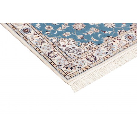 Tappeto Nain 6La Persia blu 90x309