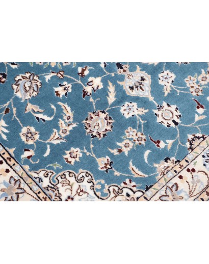 Tappeto Nain 6La Persia blu 90x309