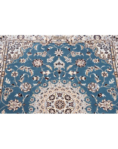 Tappeto Nain 6La Persia blu 90x309