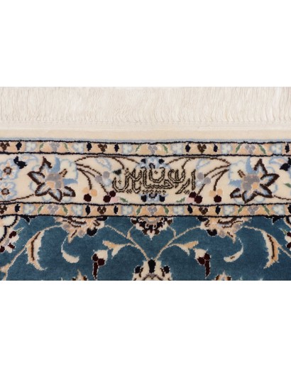 Tappeto Nain 6La Persia blu 90x309