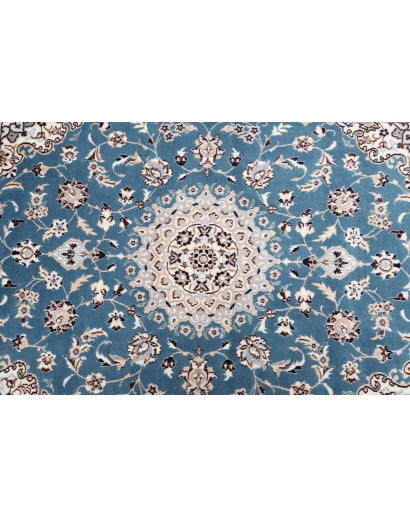 Tappeto Nain 6La Persia blu 90x309