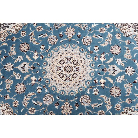 Tappeto Nain 6La Persia blu 90x309