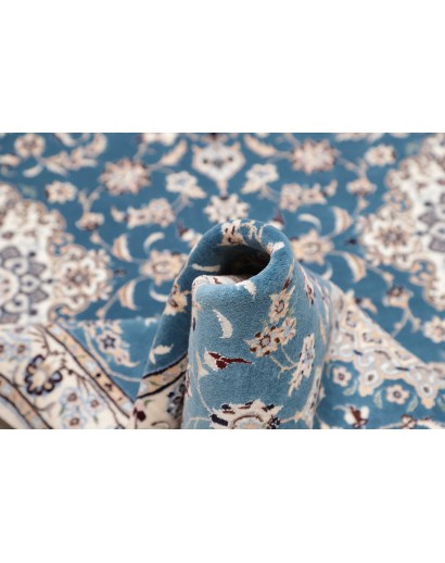 Tappeto Nain 6La Persia blu 90x309