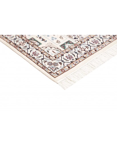 Tappeto Nain 6La Persia bianco grigio 67x190