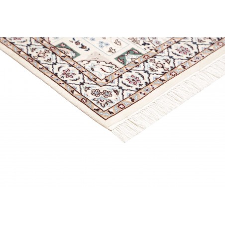 Tappeto Nain 6La Persia bianco grigio 67x190