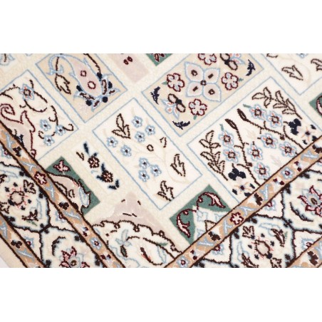 Tappeto Nain 6La Persia bianco grigio 67x190