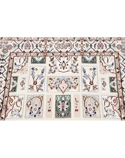 Tappeto Nain 6La Persia bianco grigio 67x190