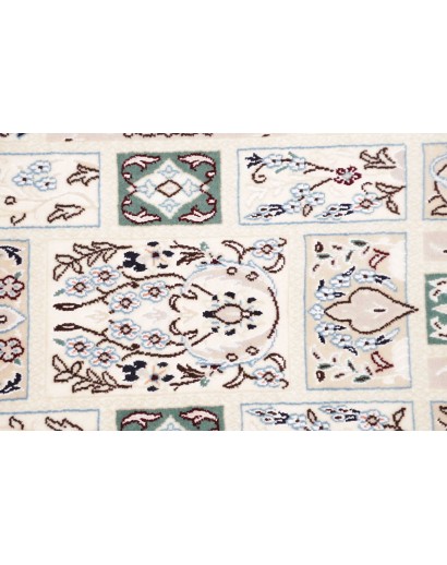 Tappeto Nain 6La Persia bianco grigio 67x190