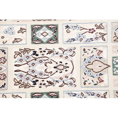 Tappeto Nain 6La Persia bianco grigio 67x190