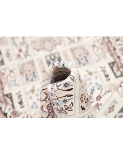 Tappeto Nain 6La Persia bianco grigio 67x190