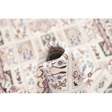 Tappeto Nain 6La Persia bianco grigio 67x190