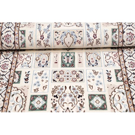 Tappeto Nain 6La Persia bianco grigio 67x190