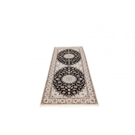 Tappeto Nain 6La Persia beige blu 83x218