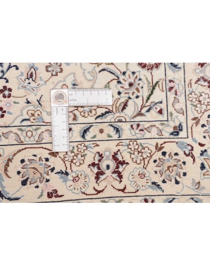 Tappeto Nain 6La Persia beige blu 83x218
