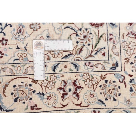 Tappeto Nain 6La Persia beige blu 83x218