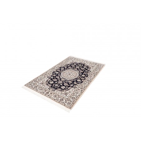 Tappeto Nain 6La Persia bianco grigio 102x155