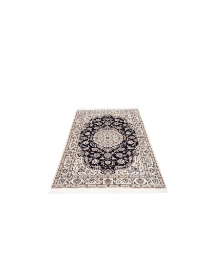 Tappeto Nain 6La Persia bianco grigio 102x155