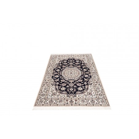 Tappeto Nain 6La Persia bianco grigio 102x155