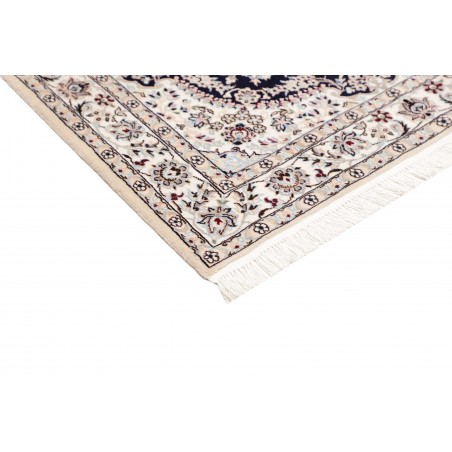 Tappeto Nain 6La Persia bianco grigio 102x155