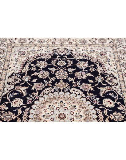 Tappeto Nain 6La Persia bianco grigio 102x155
