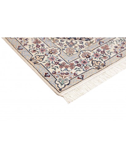 Tappeto Nain 6La Persia bianco grigio 103x155