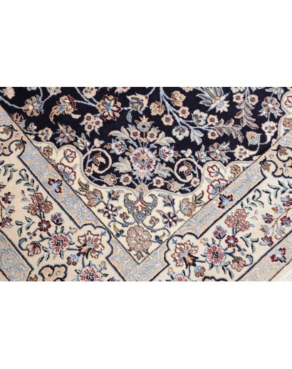 Tappeto Nain 6La Persia bianco grigio 103x155