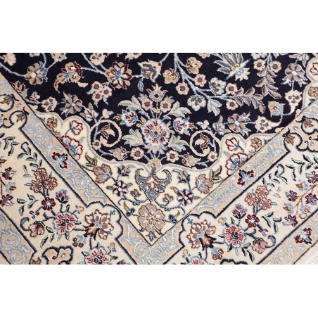 Tappeto Nain 6La Persia bianco grigio 103x155