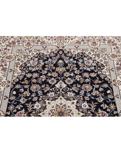 Tappeto Nain 6La Persia bianco grigio 103x155