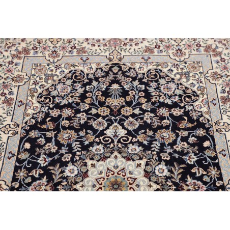 Tappeto Nain 6La Persia bianco grigio 103x155