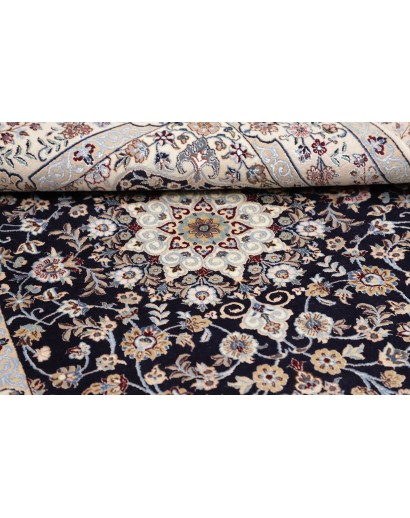 Tappeto Nain 6La Persia bianco grigio 103x155