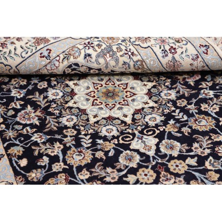 Tappeto Nain 6La Persia bianco grigio 103x155