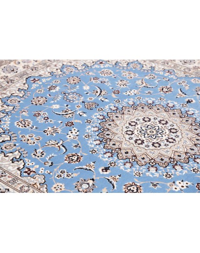 Tappeto Nain 6La Persia bianco blu 160x203