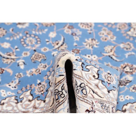 Tappeto Nain 6La Persia bianco blu 160x203