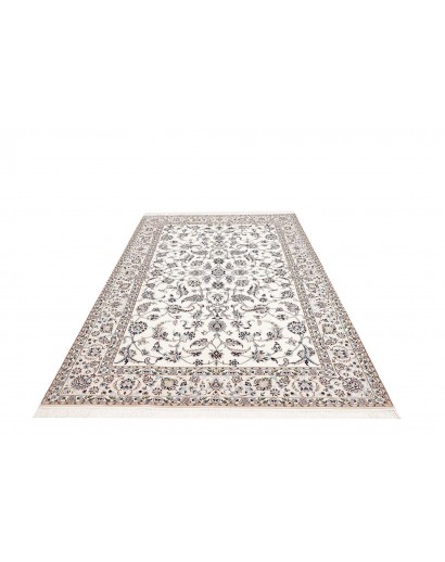 Tappeto Nain 6La Persia bianco grigio 160x255