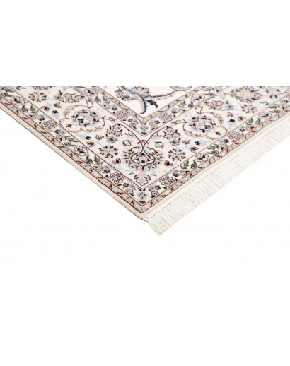 Tappeto Nain 6La Persia bianco grigio 160x255