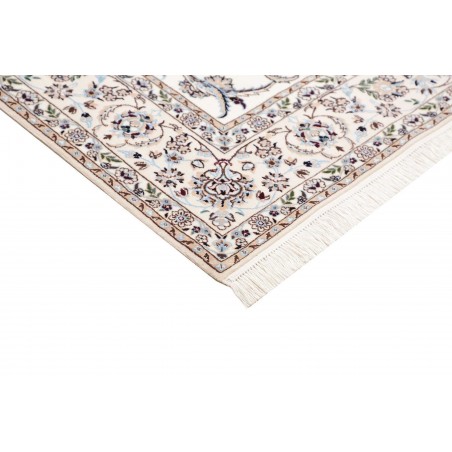Tappeto Nain 6La Persia bianco grigio 160x255