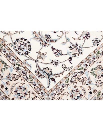 Tappeto Nain 6La Persia bianco grigio 160x255