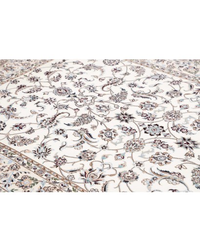 Tappeto Nain 6La Persia bianco grigio 160x255