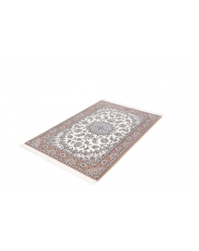 Tappeto Nain 6La Persia bianco grigio 103x150