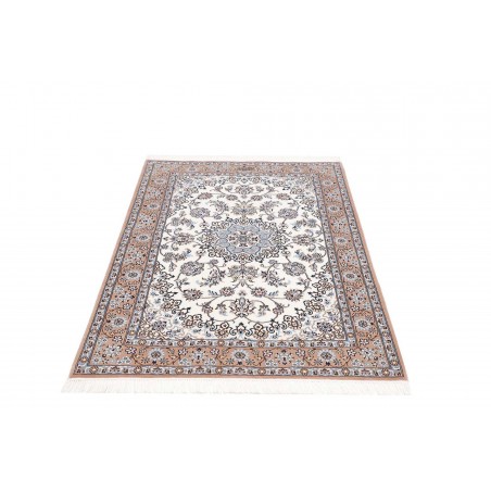 Tappeto Nain 6La Persia bianco grigio 103x150