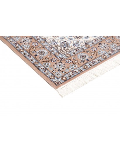 Tappeto Nain 6La Persia bianco grigio 103x150