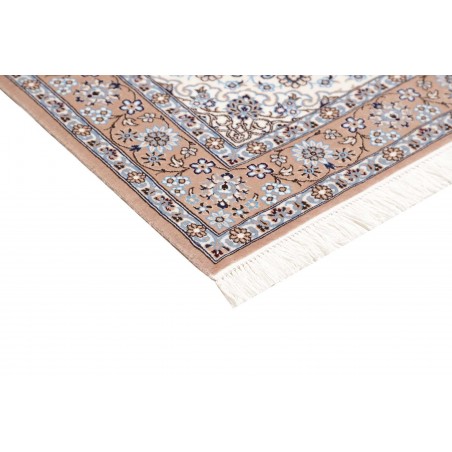 Tappeto Nain 6La Persia bianco grigio 103x150