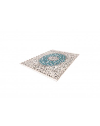 Tappeto Nain 6La Persia bianco blu 207x254