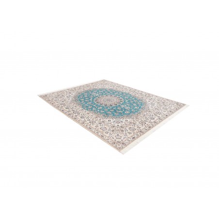 Tappeto Nain 6La Persia bianco blu 207x254