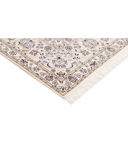 Tappeto Nain 6La Persia bianco blu 207x254