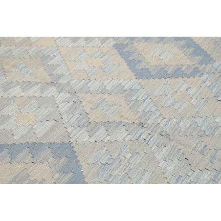 Tappeto Kilim Afghanistan beige azzurro 179x246