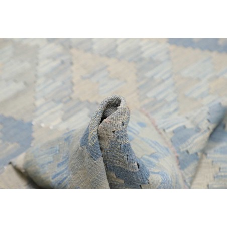 Tappeto Kilim Afghanistan beige azzurro 179x246