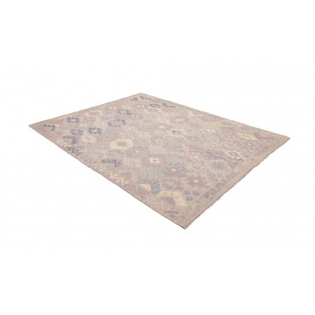 Tappeto Kilim Afghanistan beige azzurro 189x245