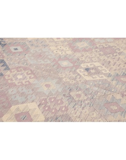 Tappeto Kilim Afghanistan beige azzurro 189x245