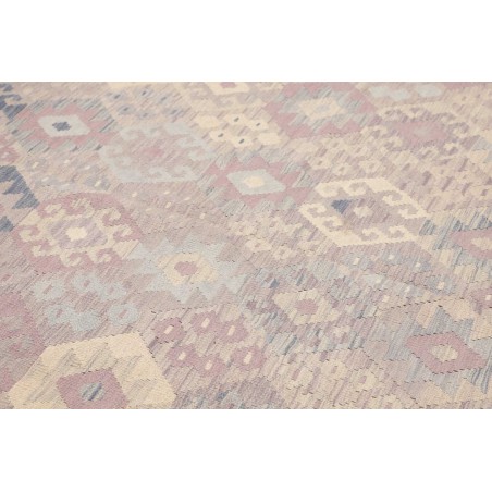 Tappeto Kilim Afghanistan beige azzurro 189x245